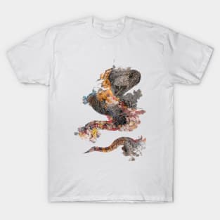 Angry Snake art T-Shirt